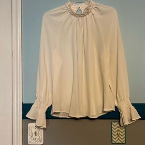 Loft Blouse, size M, Cream.